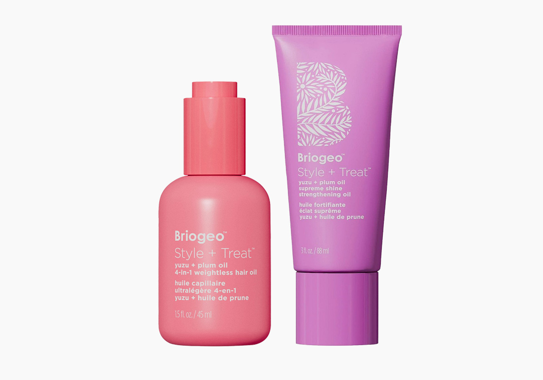 New from Briogeo: Style + Treat™ Yuzu + Plum Oils Deliver Lightweight Hydration and Damage Repair